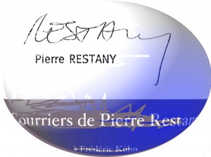Textes de Pierre Restany